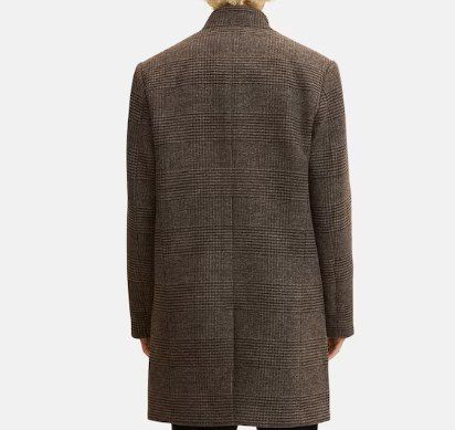 Tom Tailor Denim Mantel in Dunkelbraun für 64,90€ (statt 90€)