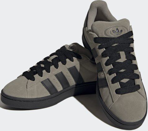 Adidas Originals gefütterte Leder Sneaker Campus in Khaki für 67,92€ (statt 91€)