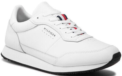 Tommy Hilfiger Runner Lo Leather in Hellgrau für 50,55€ (statt 75€)