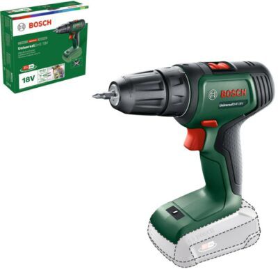 Bosch Akkuschrauber UniversalDrill 18 ohne Akku für 39€ (statt 58€)