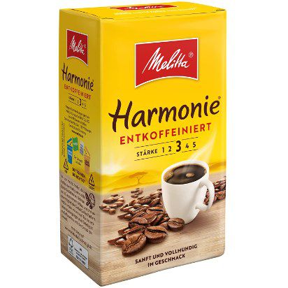 6x 500g Melitta Harmonie Gemahlener Röstkaffee entkoffeiniert ab 31,55€ (statt 40€)