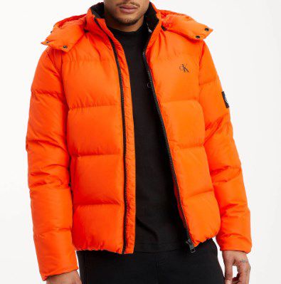 Calvin Klein Jeans Steppjacke Essentials Down Jacket in Orange ab 71,39€ (statt 170€)