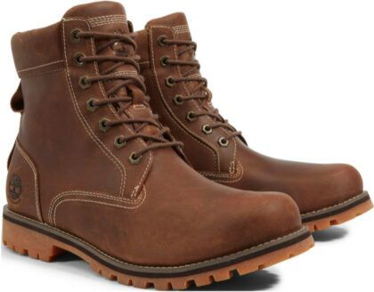 Timberland Rugged WP wasserdichte Leder Schnürboots in Schwarz & Braun ab 95,99€ (statt 130€)