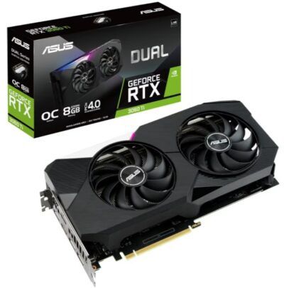 ASUS GeForce RTX 3060Ti Dual OC V2 Grafikkarte mit 8GB GDDR6 für 449€ (statt 485€)