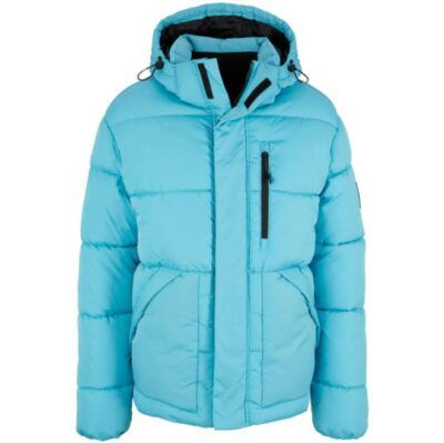 Tom Tailor Denim Outdoorjacke mit Kapuze in Hellblau ab 51,19€ (statt 84€)