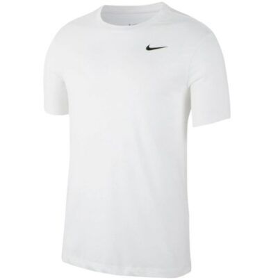 Nike Trainingsshirt Dri FIT Crew T Shirt in Weiß für 17,52€ (statt 22€)