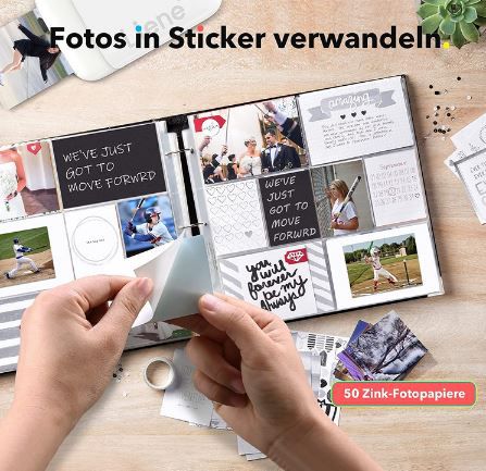 Liene Kiwi 50   2 x 3 Fotodrucker inkl. 50x Zink Fotopapier für 93,49€ (statt 130€)