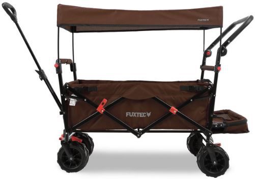 Fuxtec FX CTB800 grauer Bollerwagen mit UV Sonnendach für 186,20€ (statt 219€)