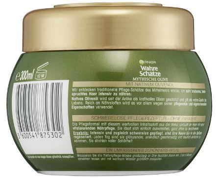 Garnier Wahre Schätze Mythische Olive Haarkur, 300ml ab 2,80€ (statt 4€)   Prime