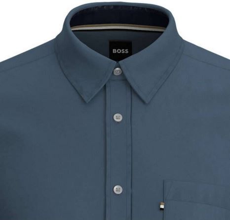 2x BOSS Roger Slim Fit Hemd in blau für 95,92€ (statt 120€)