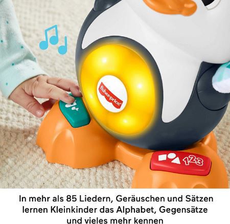 Fisher Price HCJ59 BlinkiLinkis Pinguin Babyspielzeug für 19,99€ (statt 34€)   Prime