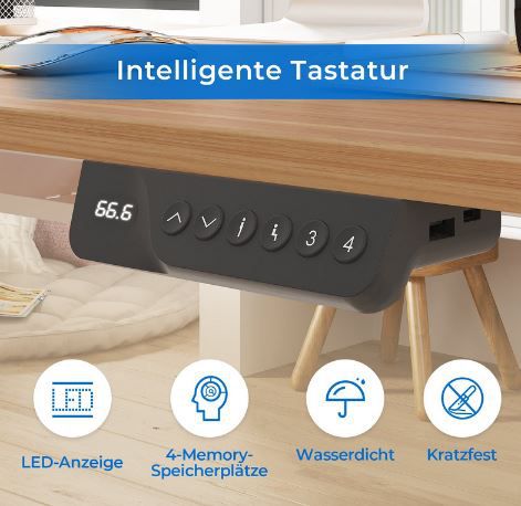 Flexispot EF1 Höhenverstellbares Gestell mit Tischplatte für 159,99€ (statt 200€)
