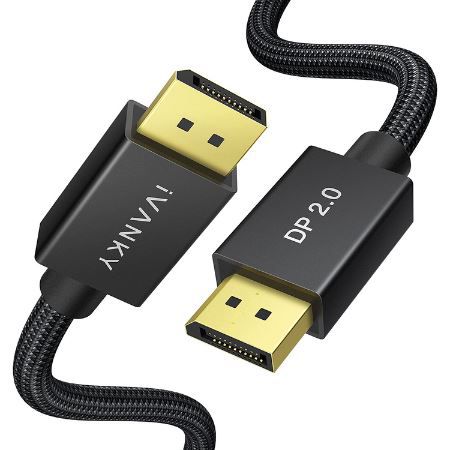 IVANKY DisplayPort 2.0 Kabel mit 2m, 8 16K@60Hz, 4K@240Hz für 10,49€ (statt 21€)