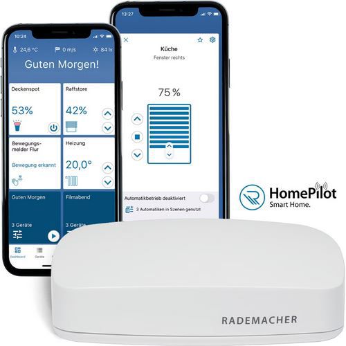 2x Rademacher DuoFern RolloTron + HomePilot Smart Home Zentrale für 244,90€ (statt 327€)