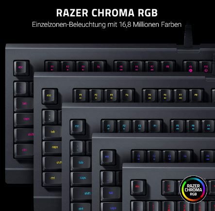 Razer Cynosa Lite Gaming Tastatur mit Membran Switches für 18,99€ (statt 39€)