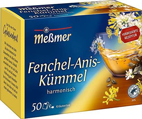 50er Pack Meßmer Fenchel Anis Kümmel Teebeutel ab 1,71€ (statt 3€)   Prime Sparabo
