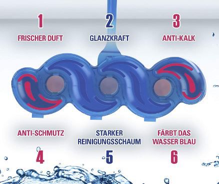 3er Pack Cillit Bang 6 in 1 WC Spüler Blütenfrische ab 2,39€   Prime Sparabo