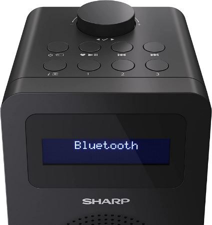 SHARP DR 430 Portables Digitalradio mit DAB/DAB+/FM + RDS, Bluetooth 5.0 für 37,57€ (statt 54€)