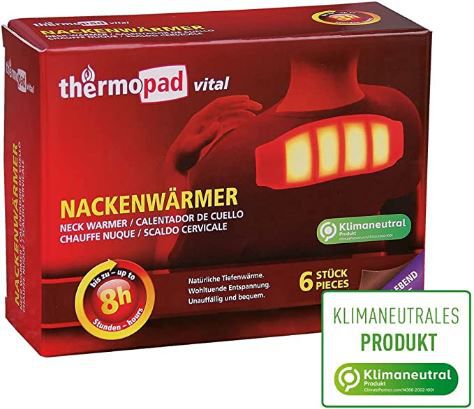 2x 6er Pack Thermopad Nackenwärmer Wärmepads für 11,10€ (statt 17€)   Prime