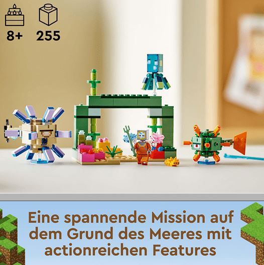 LEGO 21180 Minecraft   Das Wächterduell Bausatz für 12,99€ (statt 19€)