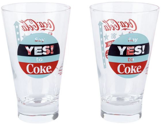 2er Set Coca Cola Gläser, 420ml für 7,94€ (statt 15€)