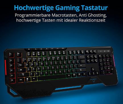 Medion Erazer P81016 Bundle mit Tastatur, Maus, Headset und Pad für 49€ (statt 89€)