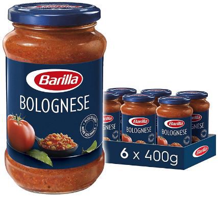 6x Barilla Pastasauce Bolognese ab 14,53€ (statt 20€)