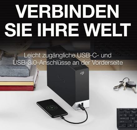 Seagate One Touch HUB 3,5 Zoll Destop Festplatte mit 20 TB für 334,99€ (statt 404€)