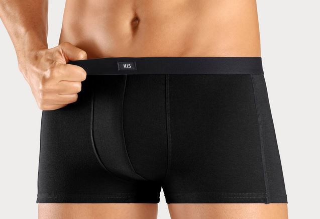 3er Pack H.I.S Hipster Boxershorts in Schwarz für 10,90€ (statt 23€)