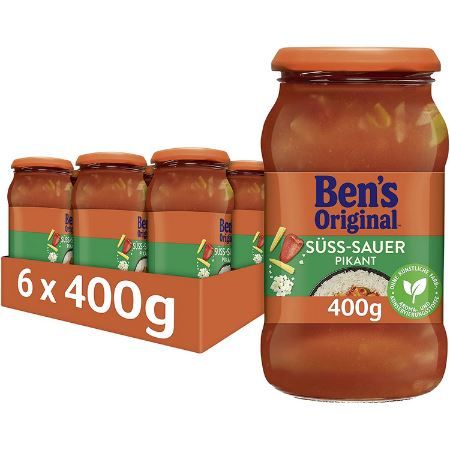 🍲 6er Pack Ben’s Original Süß-Sauer Pikant, 400g ab 10,47€ (statt 15€)