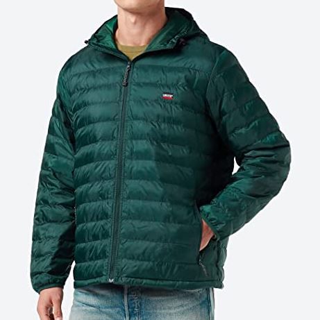 Levis Presidio Packable Jacke in Grün ab 33€ (statt 56€)   Restgrößen