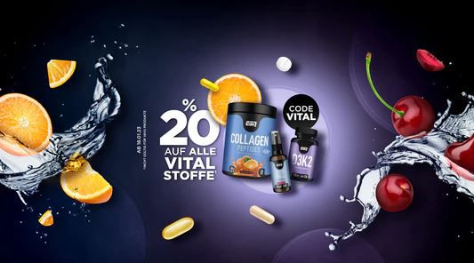 ESN: 20% Rabatt auf Vitalstoffe   z.B. ESN Green Tea Giga Caps, 90 Kaps ab 17,52€ (statt 27€)