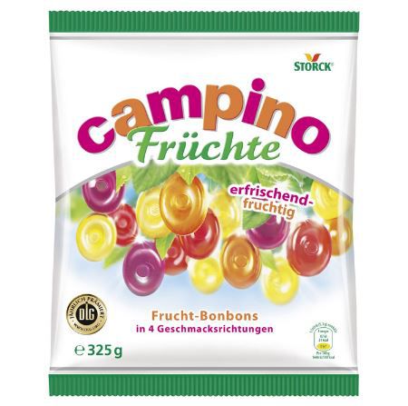 Campino Früchte Fruchtbonbons in 4 Sorten, 325g ab 1,43€ (statt 2€)   Prime Sparabo