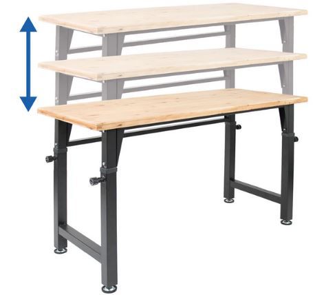 rikta höhenverstellbare Werkbank, 135 x 85 105 x 60 cm für 149€ (statt 169€)