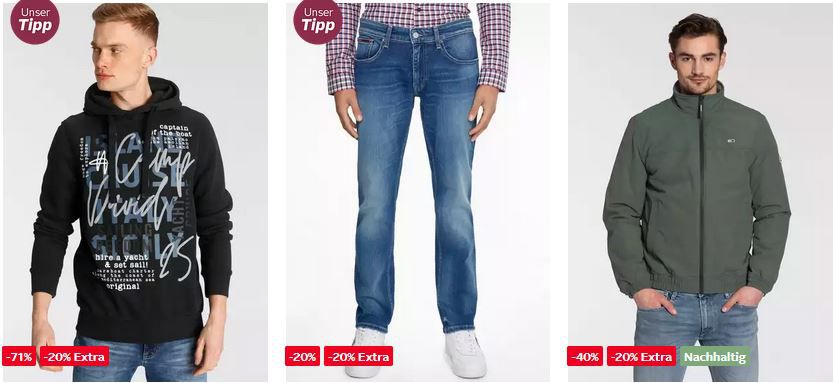 OTTO: 20% Extra im Super Sale   z.B. Tommy Jeans Padded Jacke ab 79,22€ (statt 96€)