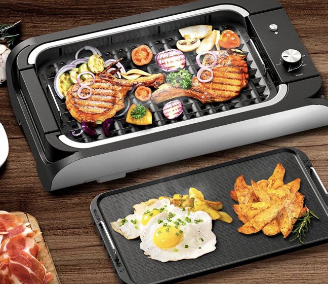 Calmdo Elektrogrill mit 1400W & 3 Stufen für 53€ (statt 80€)