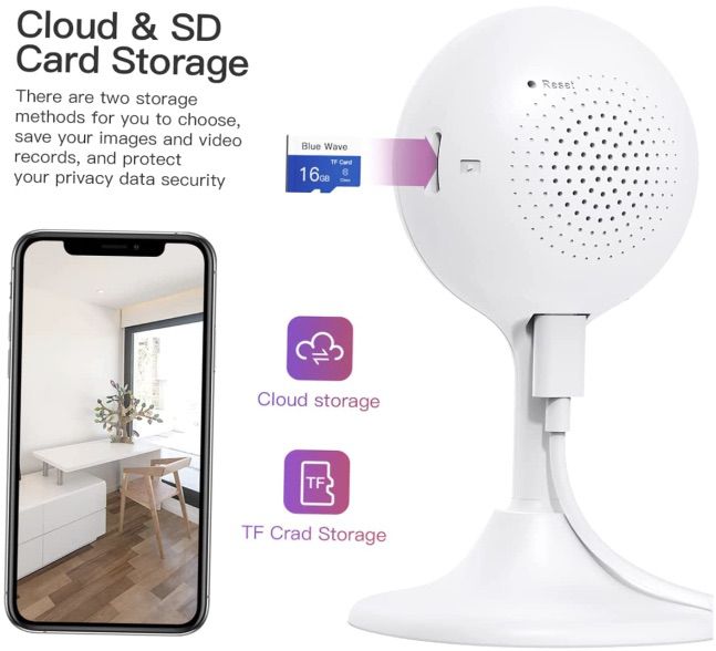 HAOTING 1080P WLAN Überwachungskamera mit App Anbindung für 11,99€ (statt 20€)