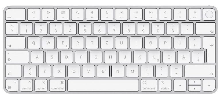 Apple Magic Keyboard mit Touch ID für 95,99€ (statt 120€)