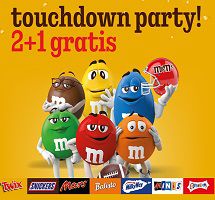 Mars GmbH: Touchdown Party 2 + 1 gratis
