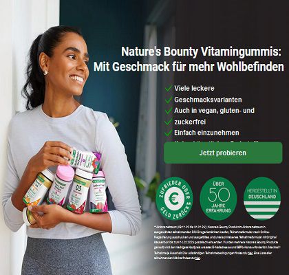 Gratis: Vitamin Weichgummis von Natures Bounty