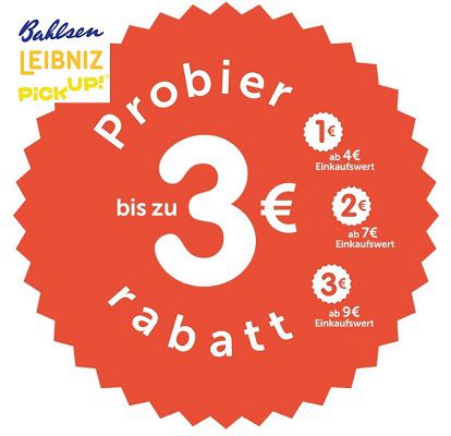 Probierrabatt für Bahlsen, PiCK UP! & LEIBNIZ einsacken