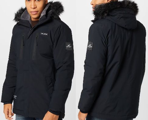 Hollister Parka in Weiß oder Schwarz mit Kapuze für 95,20€ (statt 119€)