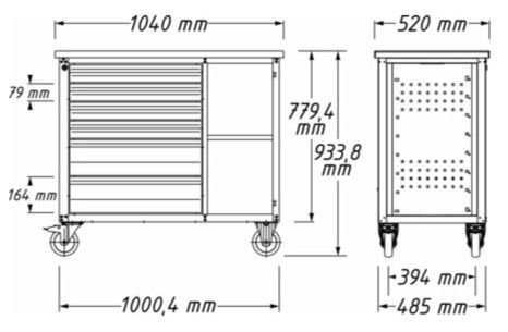 Hazet Werkbank Assistent 177W 7 inkl. 169tlg Sortiment für 1.253,81€ (statt 1.678€)