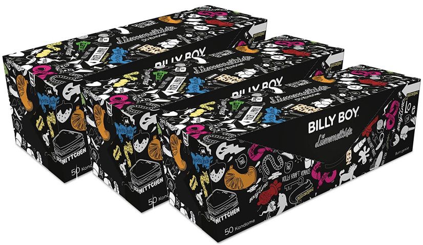 3x 50 Billy Boy Lümmelkiste Mix Sortiment ab 32,38€ (statt 48€)