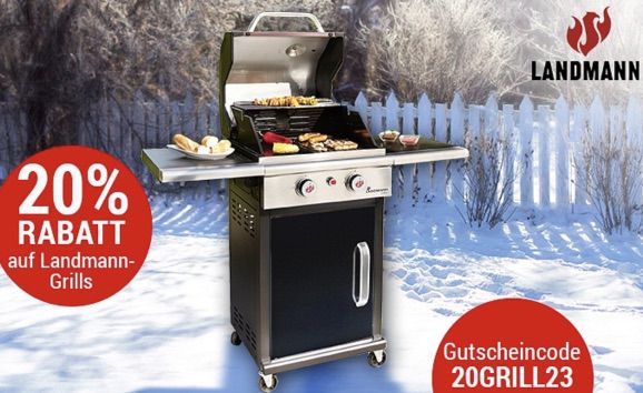 Weltbild: 20% auf Landmann Grills z.B. 5.1 maxX 5 Brenner Gasgrillwagen für 655€ (statt 727€)