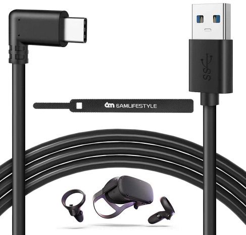 USB C zu USB 3m Ladekabel (rechtwinklig) für 4,99€   Prime