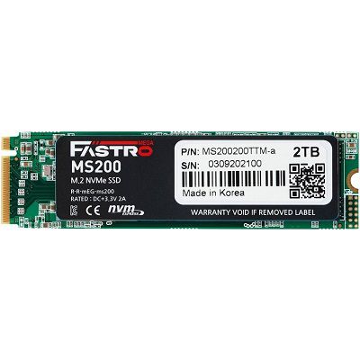 Mega Fastro MS200 M.2 SSD mit 2TB für 89€ (statt 119€)