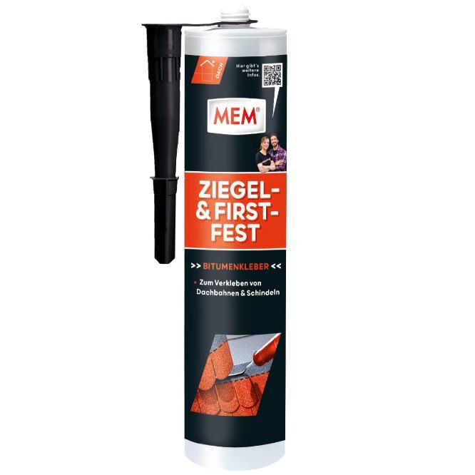 MEM Ziegel  und Firstfest Lösemittelfreier Bitumenkaltklebestoff für 4,40€ (statt 7€)