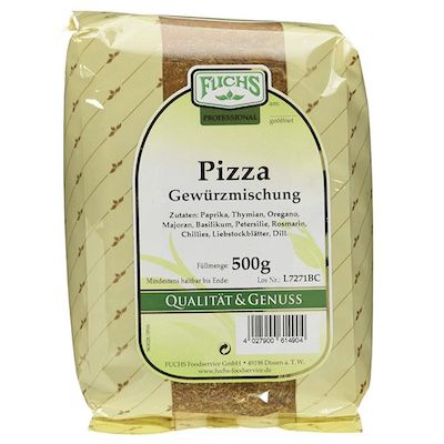 1 x 500g Fuchs Pizzagewürz für 6,37€ (statt 9€) &#8211; Prime