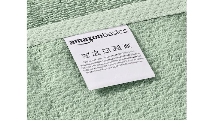 Amazon Basics   Handtuch Set in Meeresgrün für 9,24€ (statt 15€)   Prime